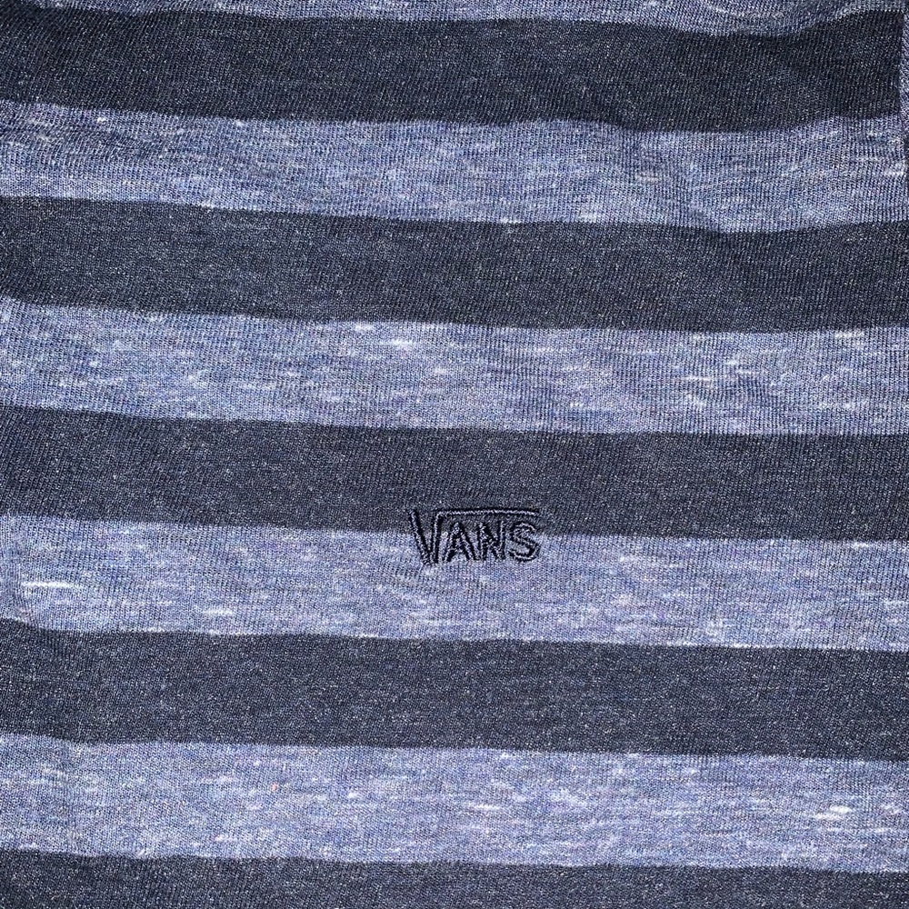 Vans blue long sleeve shirt